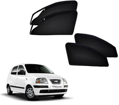 HARKRISH Side Window Sun Shade For Hyundai Santro Xing(Black)