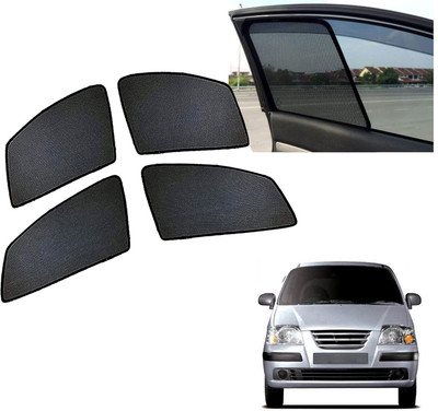 PEEPS STORE Side Window Sun Shade For Hyundai Santro Xing(Black)