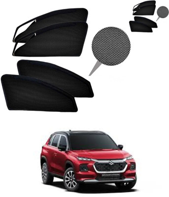 RAKRISH Rear Window, Side Window Sun Shade For Maruti Suzuki Grand Vitara(Black)