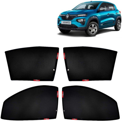 Kingsway Side Window, Rear Window Sun Shade For Renault Kwid(Black)