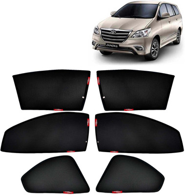 Kingsway Side Window, Rear Window Sun Shade For Toyota Innova(Black)