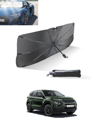MATIES Windshield Sun Shade For Tata Universal For Car(Black, Silver)
