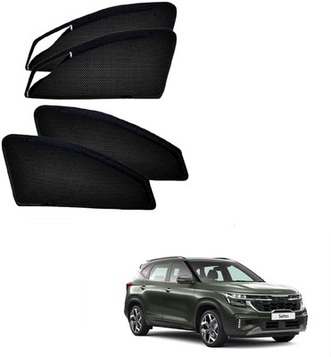 GRABIKA Side Window Sun Shade For Kia Seltos(Black)