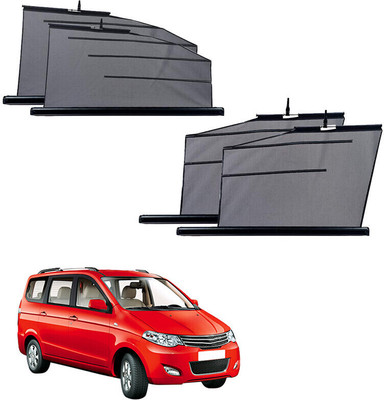 SS FOR YOUR SMART NEEDS Side Window Sun Shade For Chevrolet Enjoy(Black)