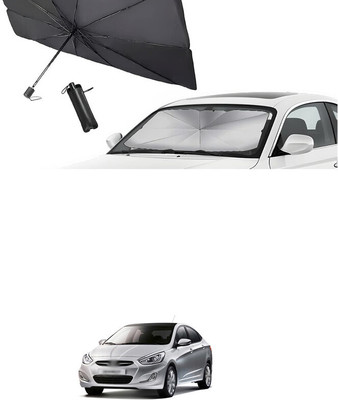 GONAMA Rear Window Sun Shade For Hyundai Accent(Silver)