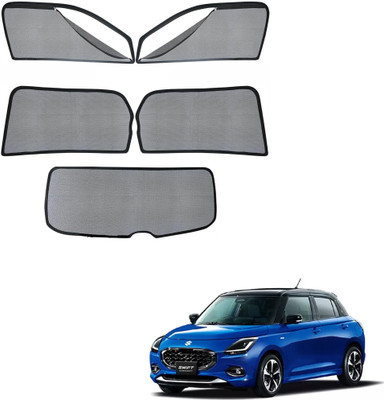 KOZDIKO Side Window, Rear Window Sun Shade For Maruti Suzuki(Black)