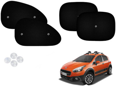 Automotive Prist Side Window Sun Shade For Fiat Avventura(Black)