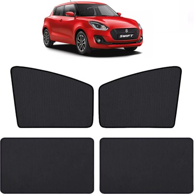 MOCKHE Side Window Sun Shade For Maruti Suzuki Swift(Black)