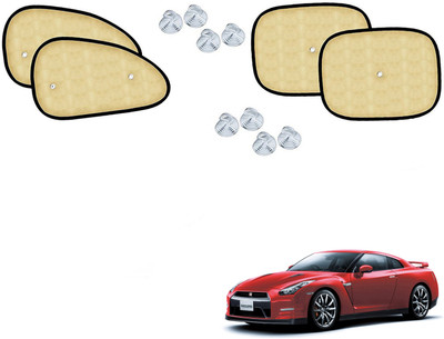 Automotive Prist Side Window Sun Shade For Nissan GTRNew(Beige)