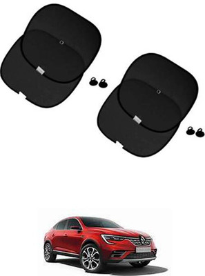 FKOK Side Window Sun Shade For Renault Universal For Car(Black)