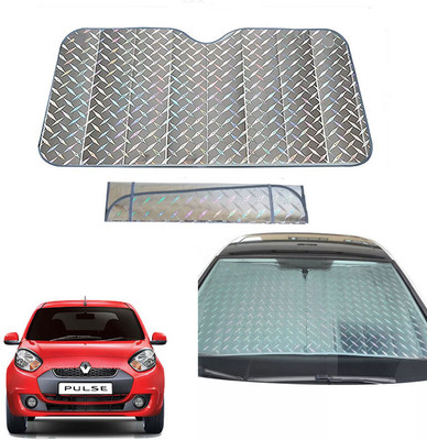 AUTO PEARL Dashboard, Windshield Sun Shade For Renault Pulse(Grey)