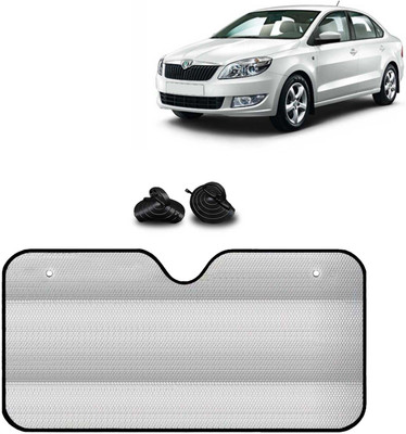 Kingsway Windshield, Dashboard, Rear Window Sun Shade For Skoda Rapid(Silver)