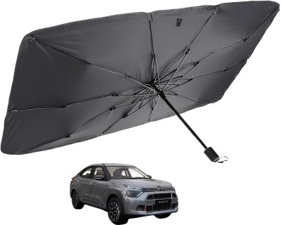 MOCKHE Windshield Sun Shade For Citroen Universal For Car(Black)