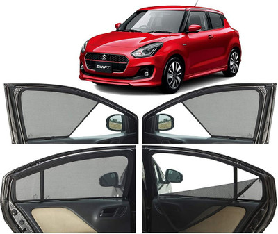 RAKRSH COLLECTION Rear Window, Side Window Sun Shade For Maruti Suzuki SX4(Black)