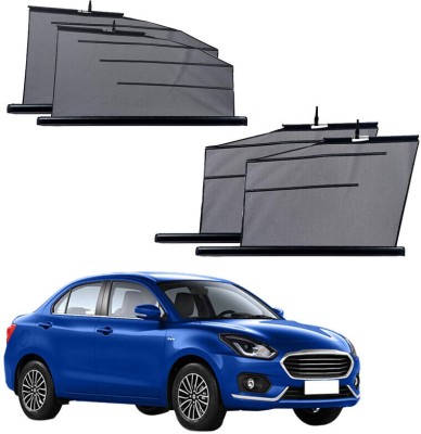 SS FOR YOUR SMART NEEDS Side Window Sun Shade For Maruti Suzuki Swift Dzire(Black)