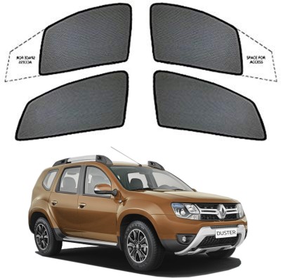 Magnetic Side Window Sun Shade For Renault Duster(Black)