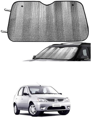 GONAMA Windshield Sun Shade For Mahindra Logan(Silver)