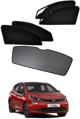 Top Vechile Rear Window, Side Window Sun Shade For Tata Altroz(Black)