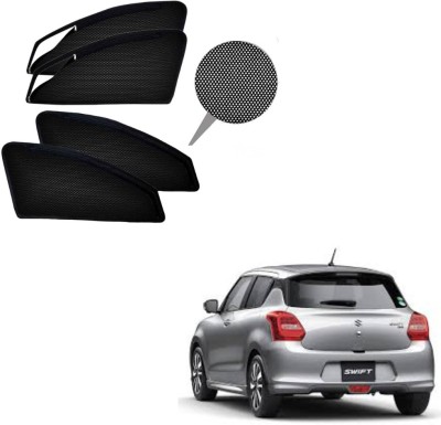 RAKRISH COLLECTION Rear Window, Side Window Sun Shade For Maruti Suzuki New Swift(Black)