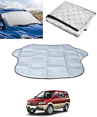 RKPSP Windshield Sun Shade For Chevrolet Tavera(Silver)