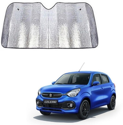 SPREADX Windshield Sun Shade For Maruti Suzuki Celerio(Silver)