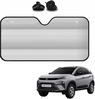 COSMOGEAR Windshield, Dashboard, Rear Window Sun Shade For Tata Nexon(Silver)