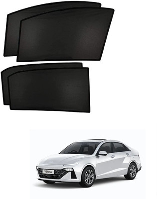 KOZDIKO Side Window Sun Shade For Hyundai Verna(Black)