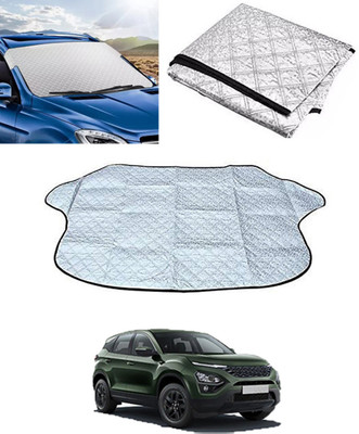 ABJD Windshield Sun Shade For Tata Universal For Car(Silver)