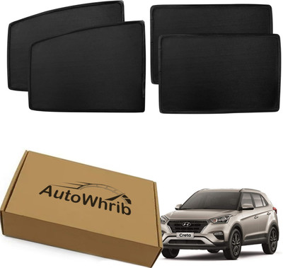 Autowhrib Side Window Sun Shade For Hyundai Universal For Car(Black)