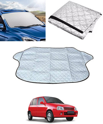 RKPSP Windshield Sun Shade For Hyundai Alcazar(Silver)