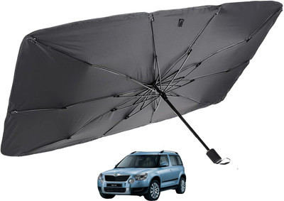 MOCKHE Windshield Sun Shade For Skoda Yeti(Silver)