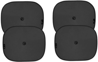 RideXpert Rear Window, Side Window Sun Shade For Universal For Car Universal For Car(Black)