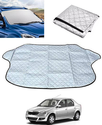 monolive Windshield Sun Shade For Mahindra Logan(Silver)