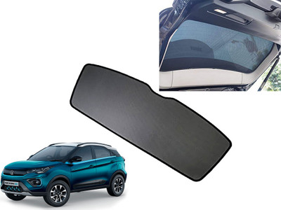 AUTO PEARL Rear Window Sun Shade For Tata Nexon EV(Black)