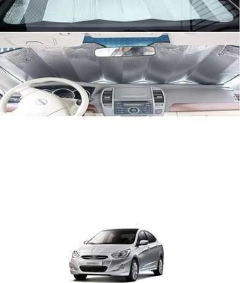 XZRTZ Windshield Sun Shade For Volkswagen Ameo(Silver)