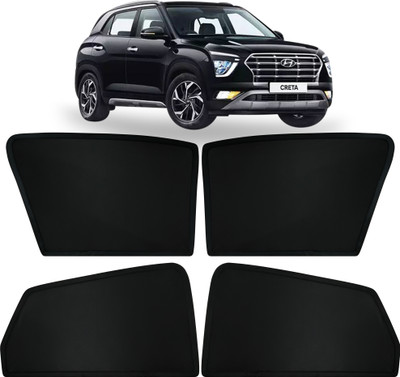 autoluxer Side Window Sun Shade For Hyundai Creta(Black)