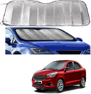 ROSHNEER ENTERPRISES Windshield Sun Shade For Ford Aspire(Silver)