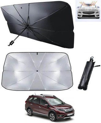 RKPSP Windshield Sun Shade For Honda BRV(Silver, Black)