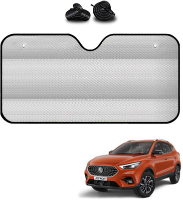 COSMOGEAR Windshield, Dashboard, Rear Window Sun Shade For MG Astor(Silver)