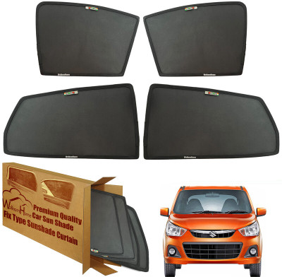 WolkomHome Side Window Sun Shade For Maruti Suzuki Universal For Car(Black)
