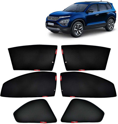 Kingsway Side Window, Rear Window Sun Shade For Tata Safari(Black)