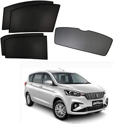RAKRISH Rear Window, Side Window Sun Shade For Maruti Suzuki Ertiga(Black)