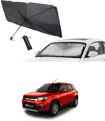 GONAMA Rear Window Sun Shade For Maruti Suzuki Universal For Car(Silver)