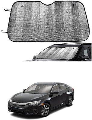 GONAMA Side Window Sun Shade For Honda Civic(Silver)
