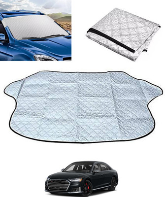 monolive Windshield Sun Shade For Audi S8(Silver)