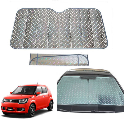 AUTO PEARL Dashboard, Windshield Sun Shade For Maruti Suzuki Ignis(Grey)