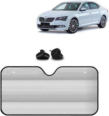 Kingsway Windshield, Dashboard Sun Shade For Skoda Superb(Silver)