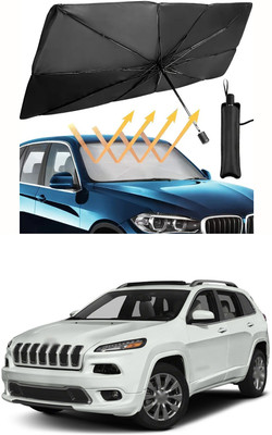 XZRTZ Windshield Sun Shade For Hyundai Creta(Black)