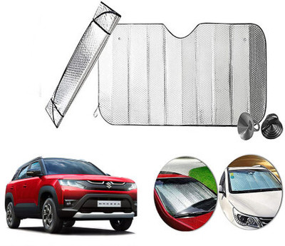 eXarioGadget Rear Window Sun Shade For Universal For Car Universal For Car(Silver)