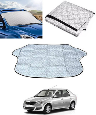 ABJD Windshield Sun Shade For Mahindra Logan(Silver)